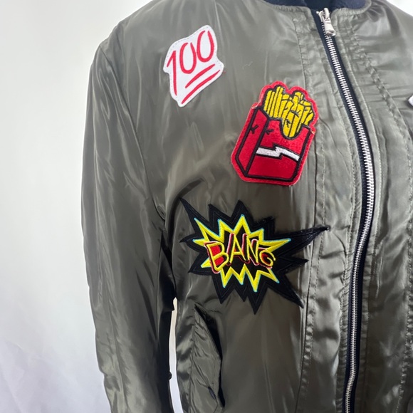 Sixth June Paris Mens Large Bomber Jacket Patches - Picture 7 of 8